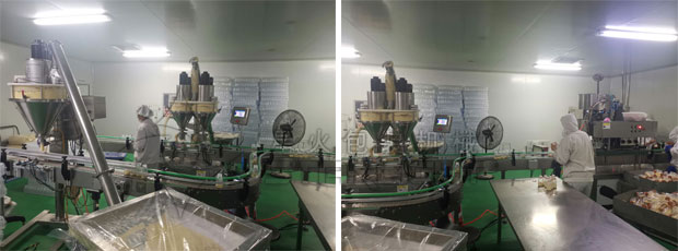 星火小胖瓶代餐粉灌裝機(jī)械設(shè)備客戶(hù)案例實(shí)拍