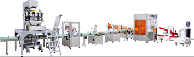 星火自動(dòng)化枸杞灌裝封口機(jī)設(shè)備展示