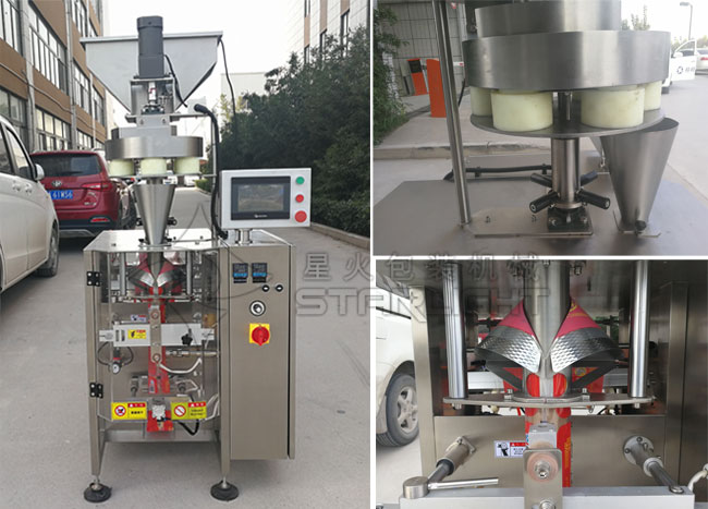 星火袋裝雞精包裝機生產(chǎn)設備展示