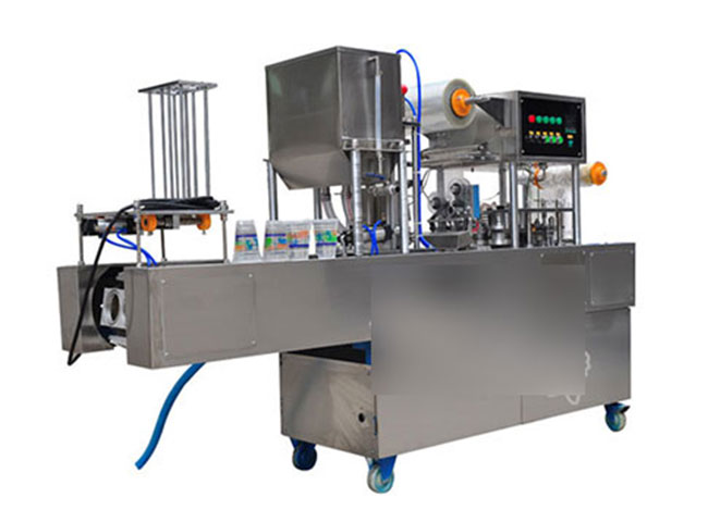 星火盒裝火鍋蘸醬灌裝封口機(jī)設(shè)備展示